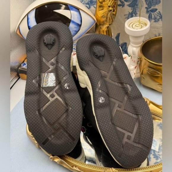 🆕 KURT GEIGER LONDON 🧿 NWOB Lond Knit Jewel Sneakers, Black - Sz EU40.5 US 9.5 - Picture 14 of 14